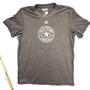 NBA All-Star Game Shirt Mens Large Toronto 2016 Gray Adidas Basketball Tee